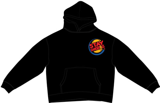 (BLK) Embroidered SD Hoodie